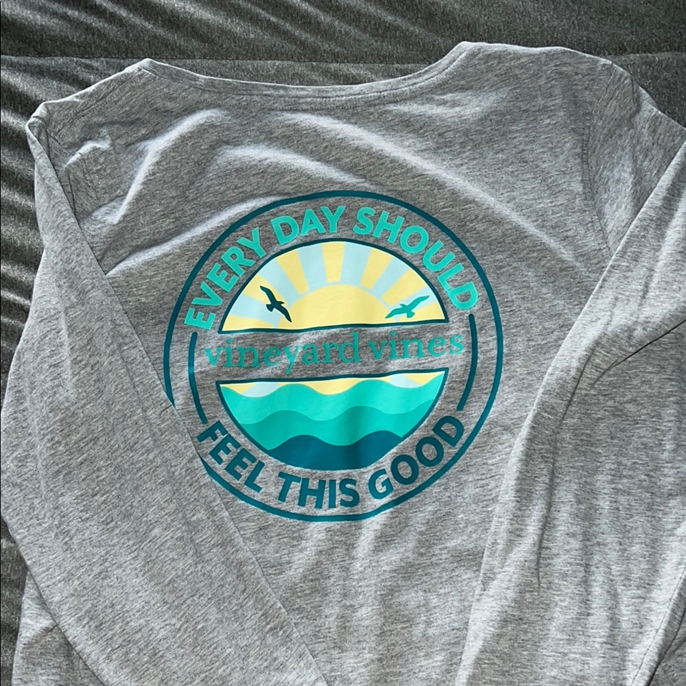 Vineyard Vines Gray Long Sleeve Shirt